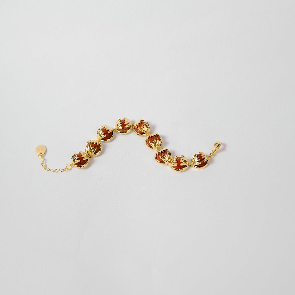 Pulseira Pedra Vermelha