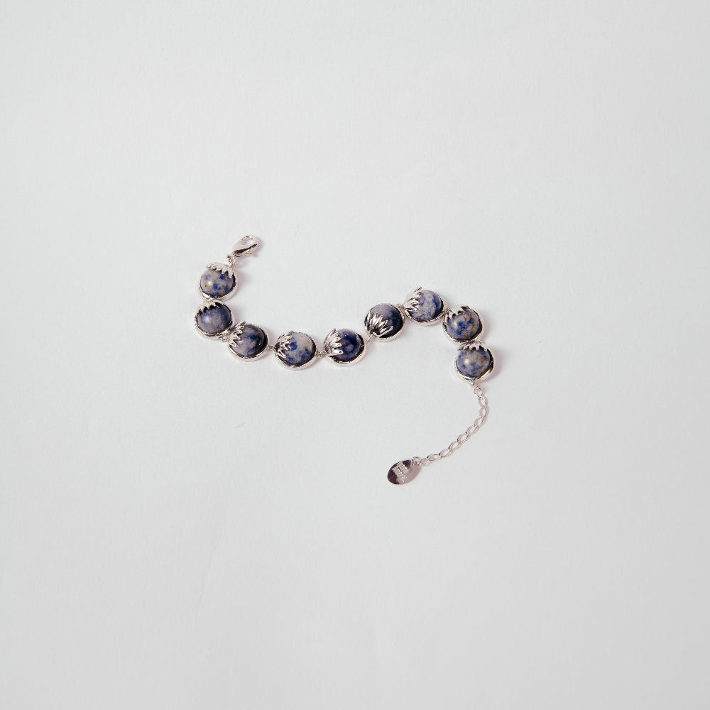 pulseira pedra azul