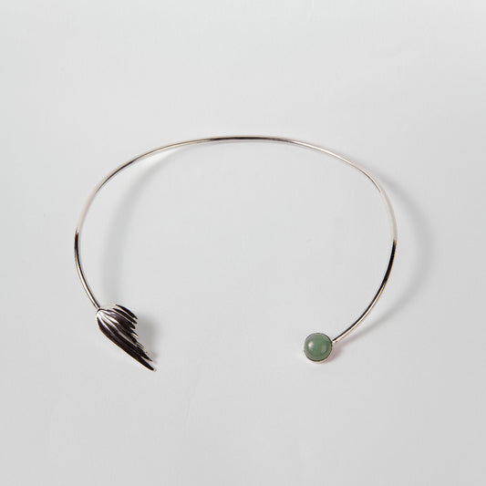 Choker pedra verde