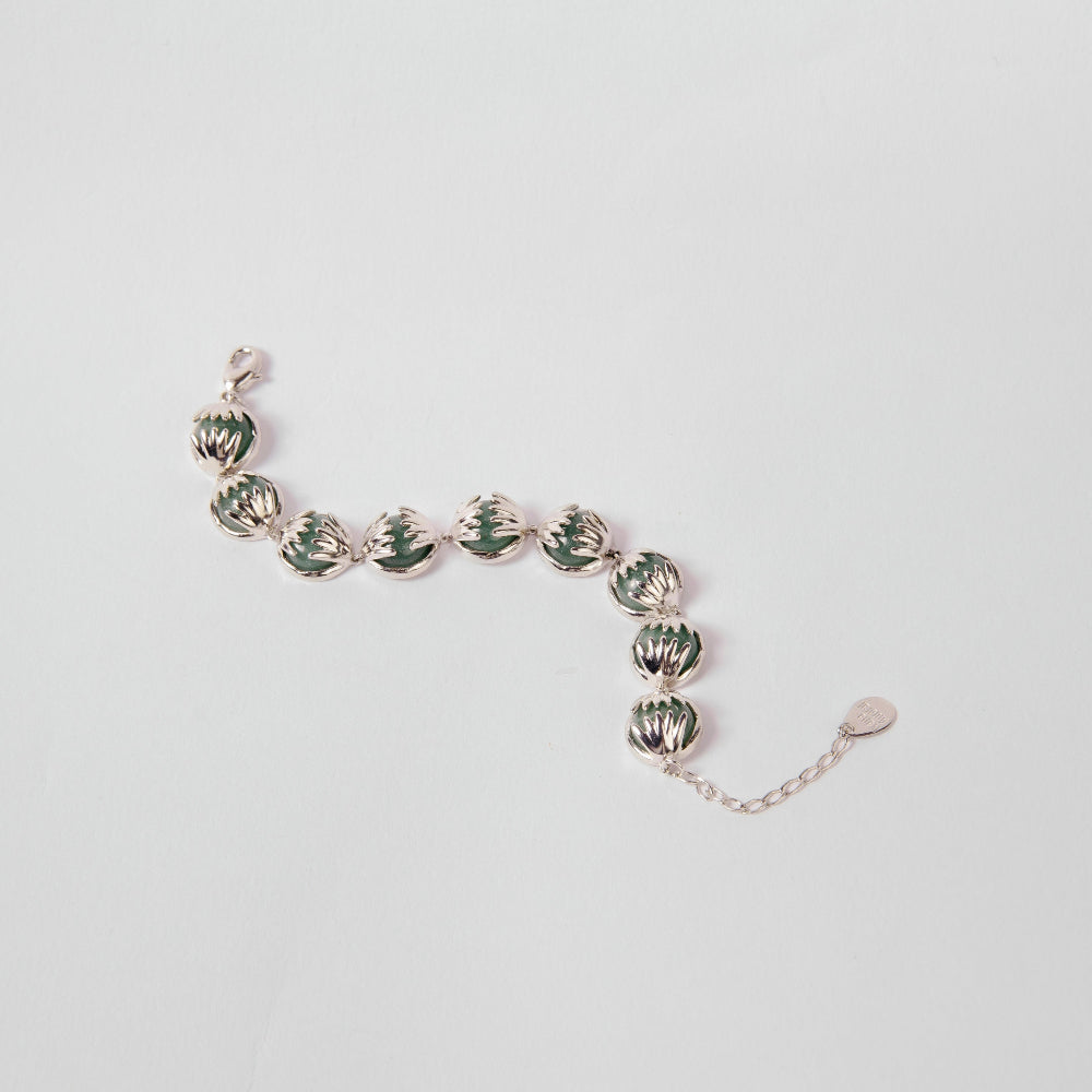Pulseira pedra verde