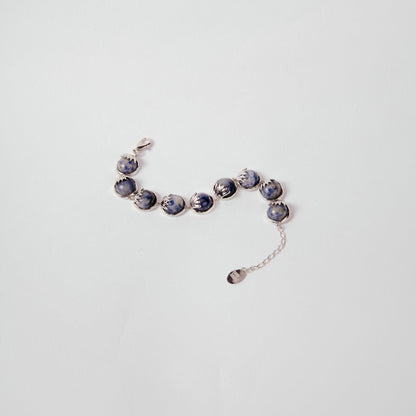pulseira pedra azul