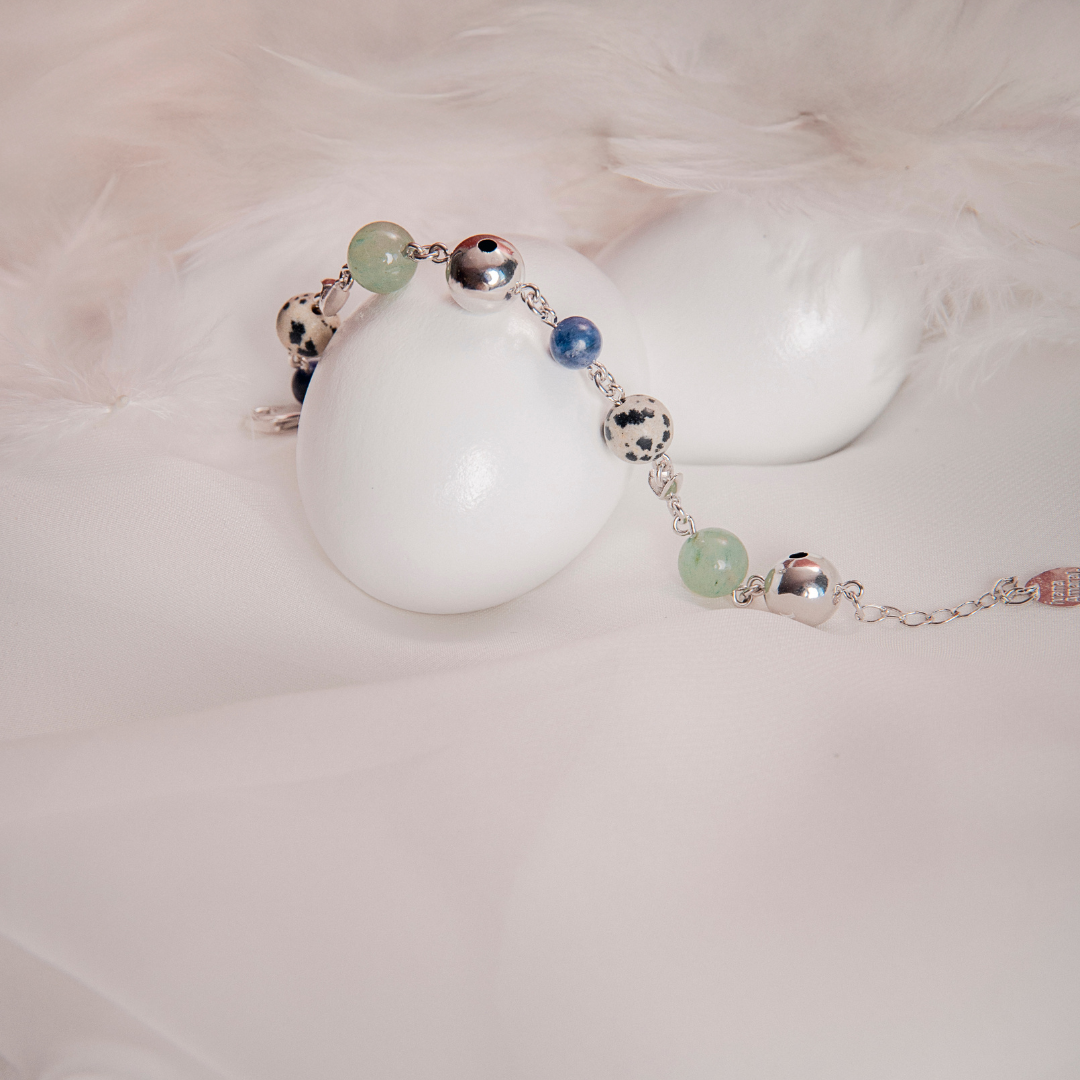 Pulseira Rodio Pedras